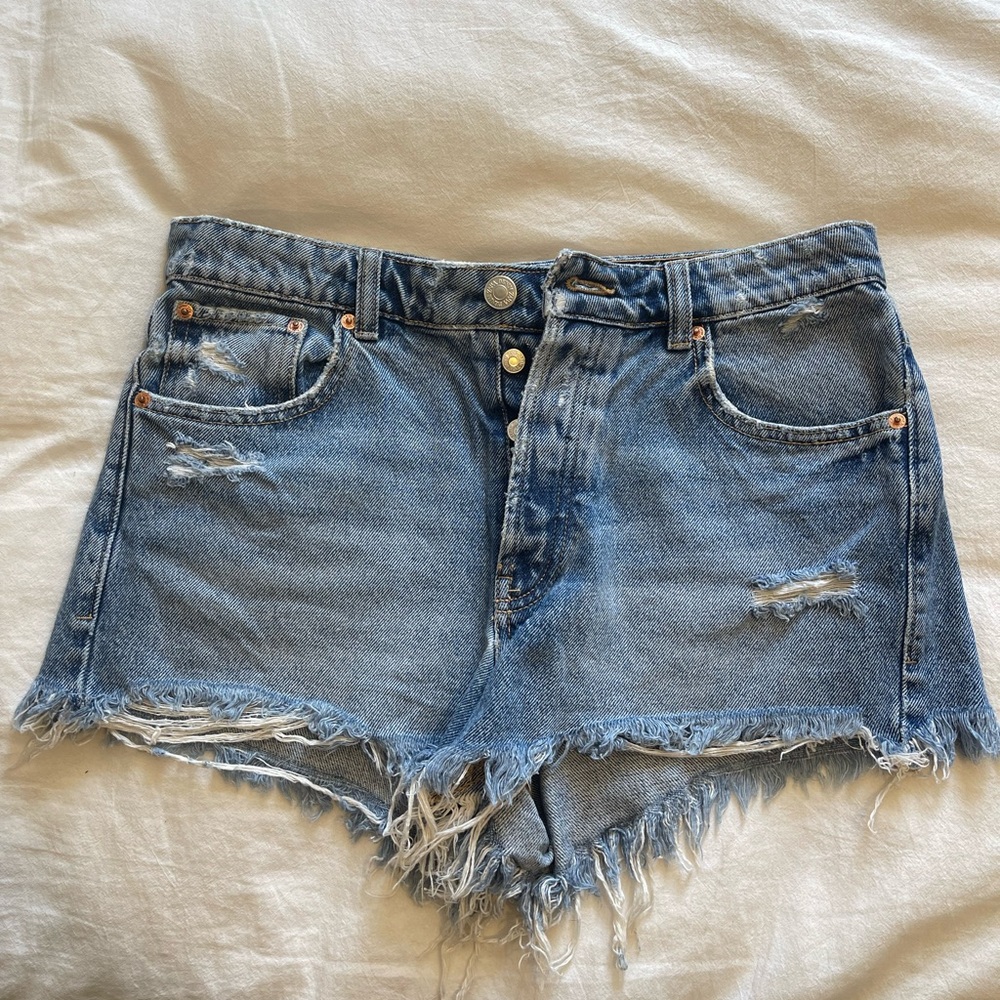 Zara denim shorts